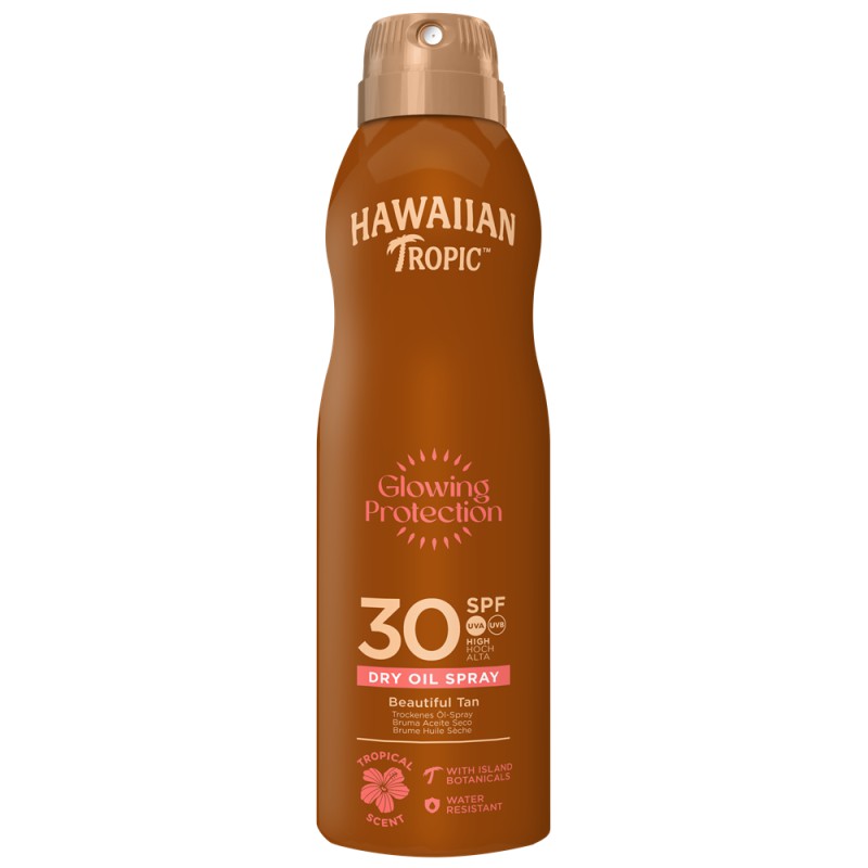 Hawaiian Tropic Glowing Protection Oil C-Spray SPF30 180ml