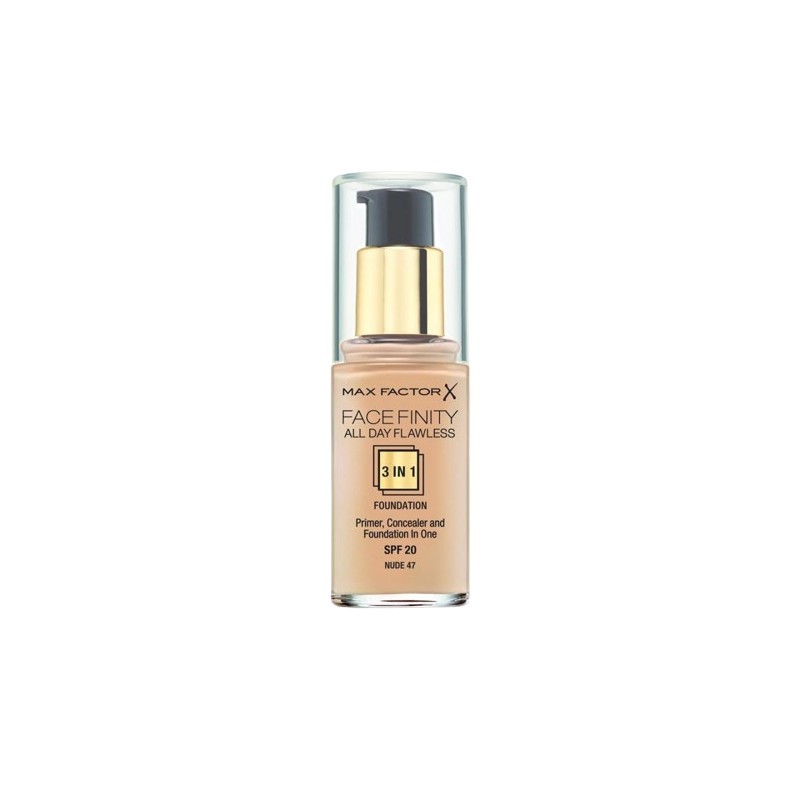 Max Factor Facefinity 3in1 Foundation Nude 47 Max Factor Facefinity 3in1 Foundation Nude 47