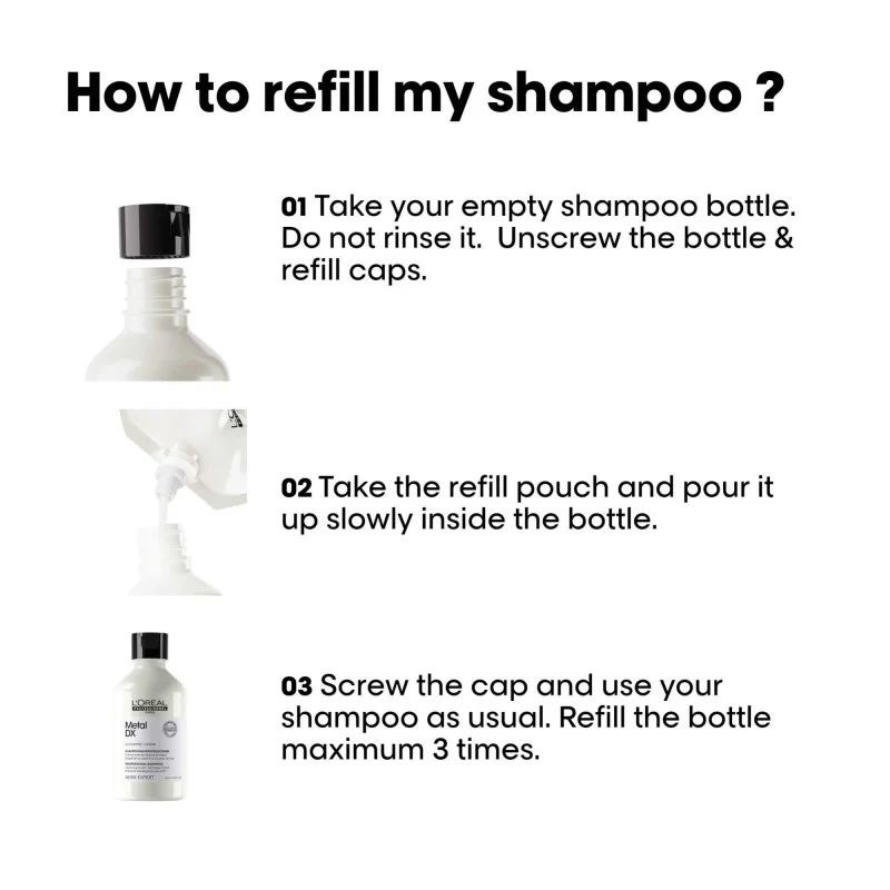 L'Oreal Professionnel Metal DX Shampoo Refill 500ml