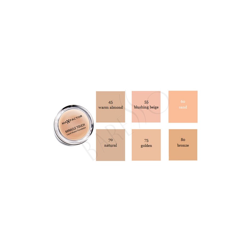 Max Factor Miracle Touch Liquid Illusion Foundation Sand 60 Max Factor Miracle Touch Liquid Illusion Foundation Sand 60
