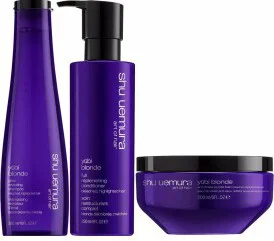 Shu Uemura Yubi Blonde Anti-Brass Purple Trio