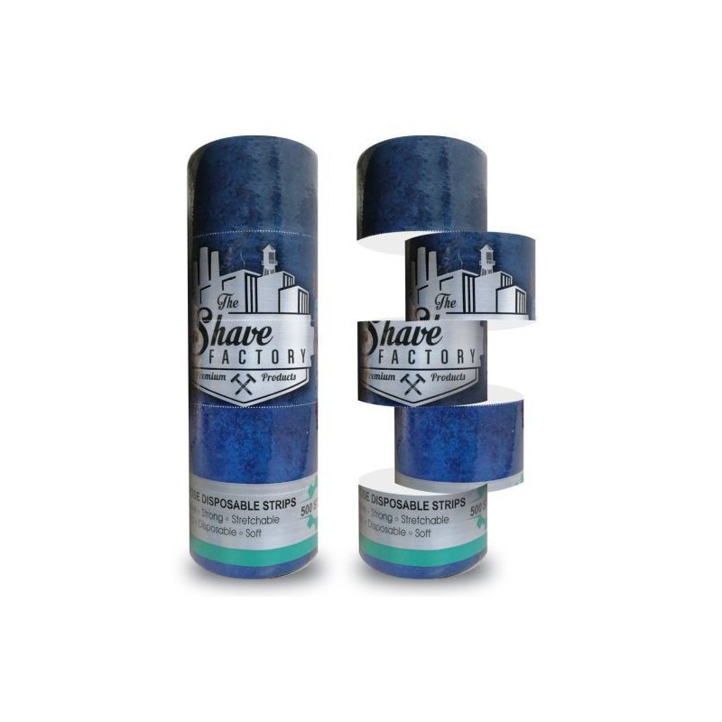 Halkra The Shave Factory Barber Neck Papir 1 Roll New Glue 500 Strips Halkra The Shave Factory Barber Neck Papir 1 Roll New Glue 500 Strips