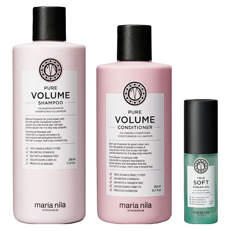 Maria Nila Duo Pure Volume + True Soft Argan 30ml