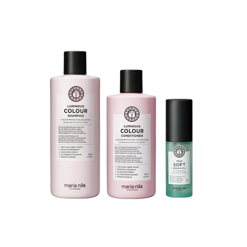 Maria Nila Duo Luminous Colour+ True Soft Argan 30ml Maria Nila Duo Luminous Colour+ True Soft Argan 30ml