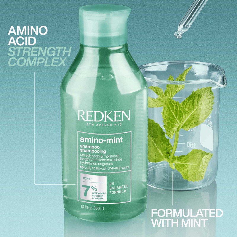 Redken Amino-Mint Shampoo 1000ml Redken Amino-Mint Shampoo 1000ml