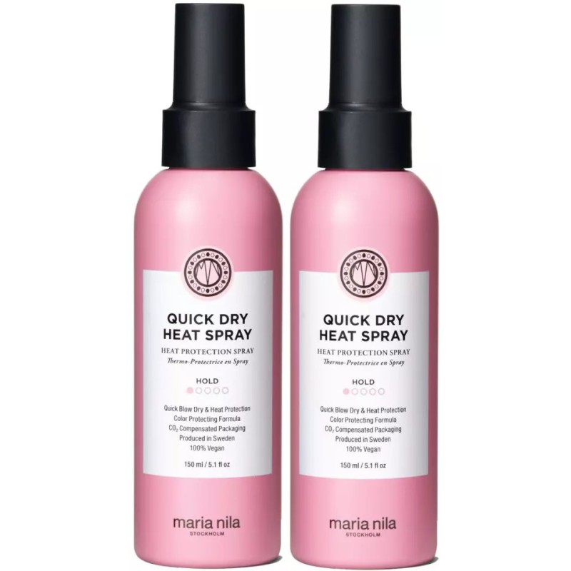 Maria Nila Style & Finish Quick Dry Heat Spray 150ml x2