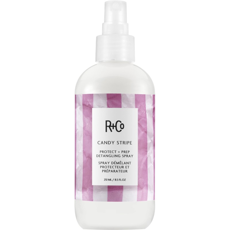 R+Co Candy Stripe Protect+ Prep Detangling Spray 251ml