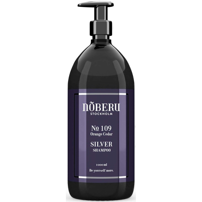 Nõberu Stockholm Silver Shampoo No 109 Orange Cedar 1000ml