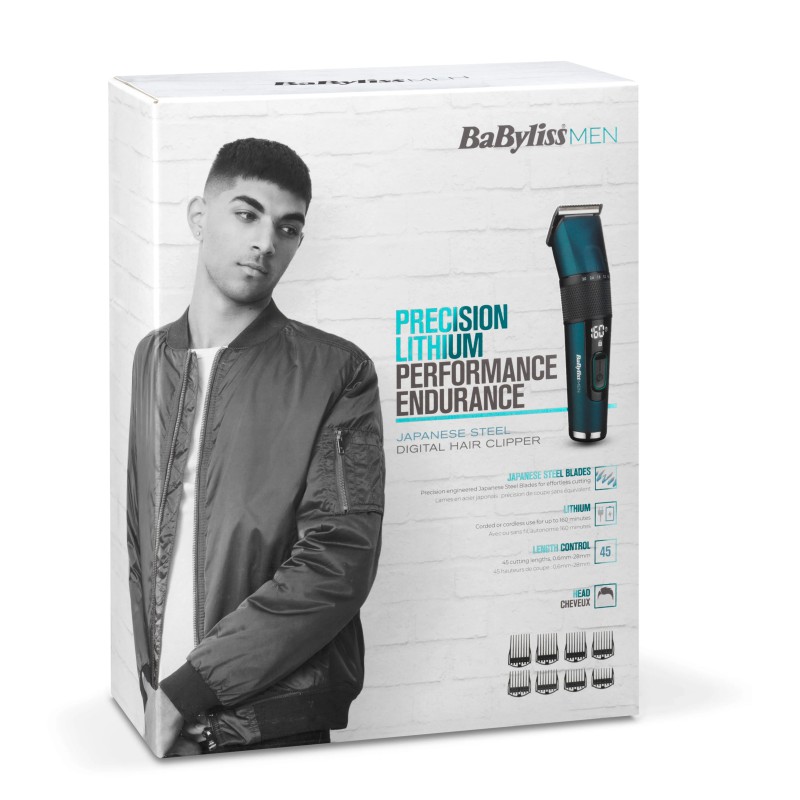 Babyliss Men Precision Lithium Japanese Steel Clipper