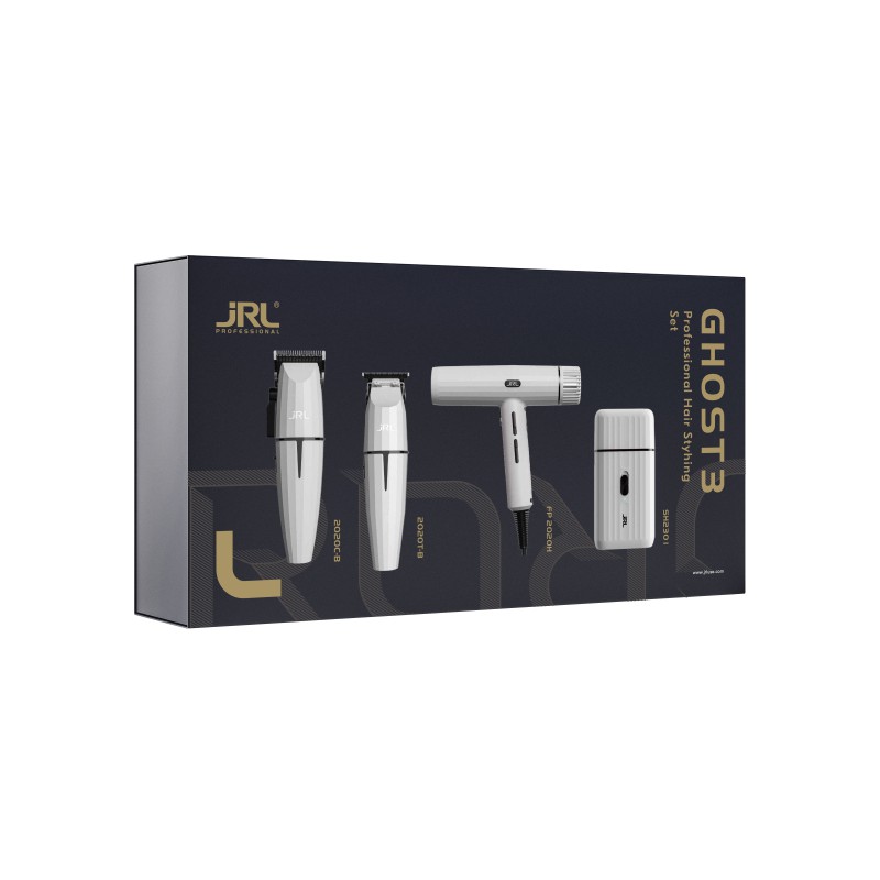JRL Ghost Collection 3 - Clipper - Trimmer - Shaver & Forte Pro Dryer