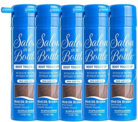 Salon in a Bottle Root Touch Up Spray Medelbrun Mörkrun 43ml x5