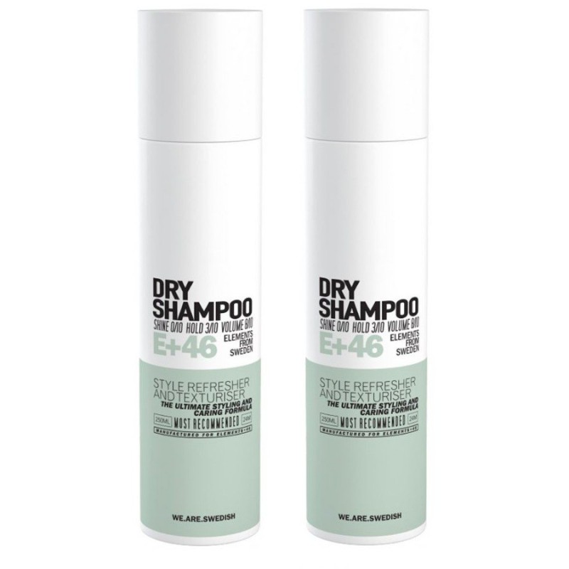 E+46 Opigmenterat Torr Schampoo 250ml x2