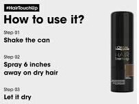 L'Oréal Professionnel Hair Touch Up - Light Brown 75ml (2)