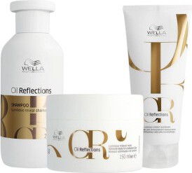 Wella Oil Reflections Shampoo 250ml + Oil Reflections Conditioner 200ml + Oil Reflections Mask 150ml