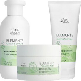 Wella New Elements Shampoo + Renew 250ml Conditioner 200ml + Mask 150ml