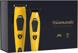 JRL Professional X Lamborghini Diamante Cordless Clipper and Trimmer Combo Yellow (2)