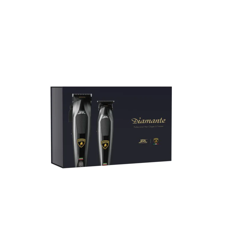 JRL Professional X Lamborghini Diamante Cordless Clipper and Trimmer Combo Black