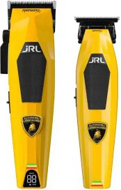JRL Professional X Lamborghini Diamante Cordless Clipper and Trimmer Combo Yellow