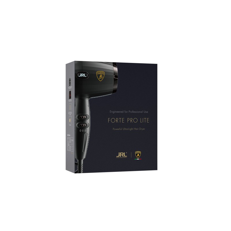 JRL Forte Pro Lite Hair Dryer Black