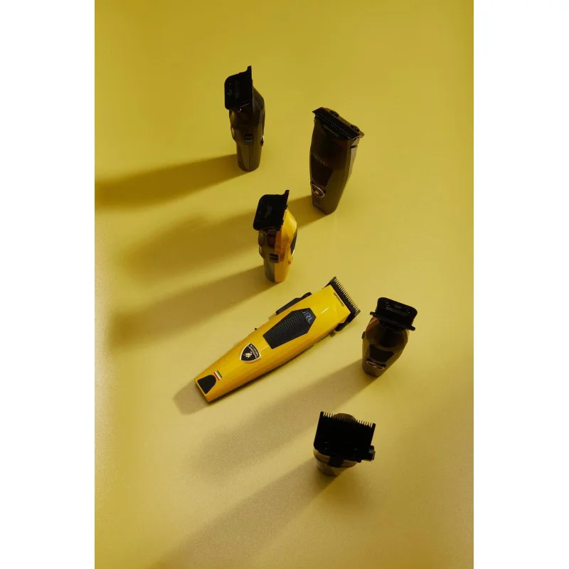 JRL Professional X Lamborghini Diamante Cordless Clipper and Trimmer Combo Yellow
