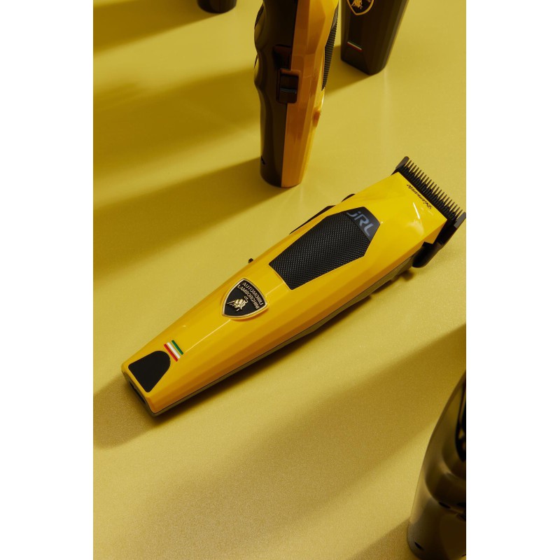 JRL Professional X Lamborghini Diamante Cordless Clipper and Trimmer Combo Yellow