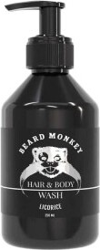 Beard Monkey Hair & Body Licorice 250ml