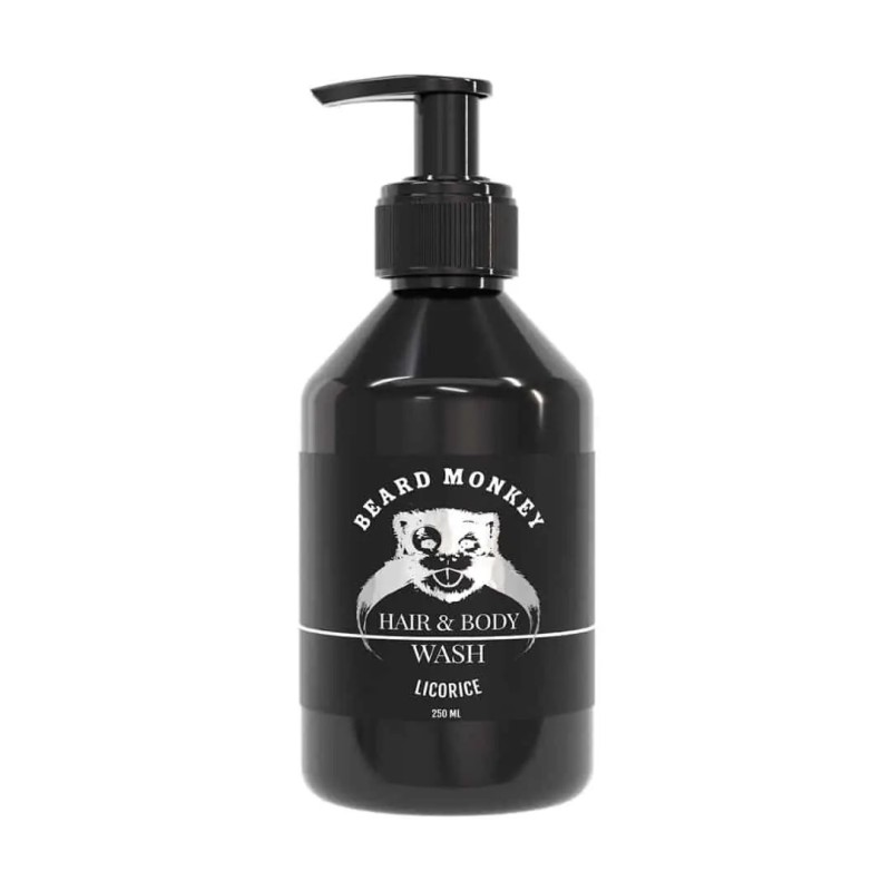 Beard Monkey Hair & Body Licorice 250ml