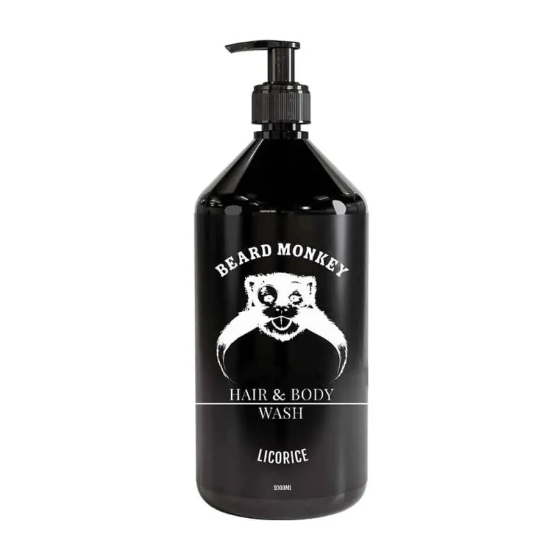 Beard Monkey Hair & Body Licorice 1000ml