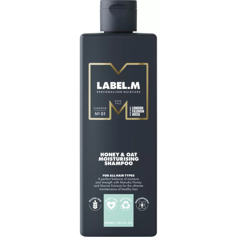 Label.m Honey & Oat Moisturising Shampoo 300ml