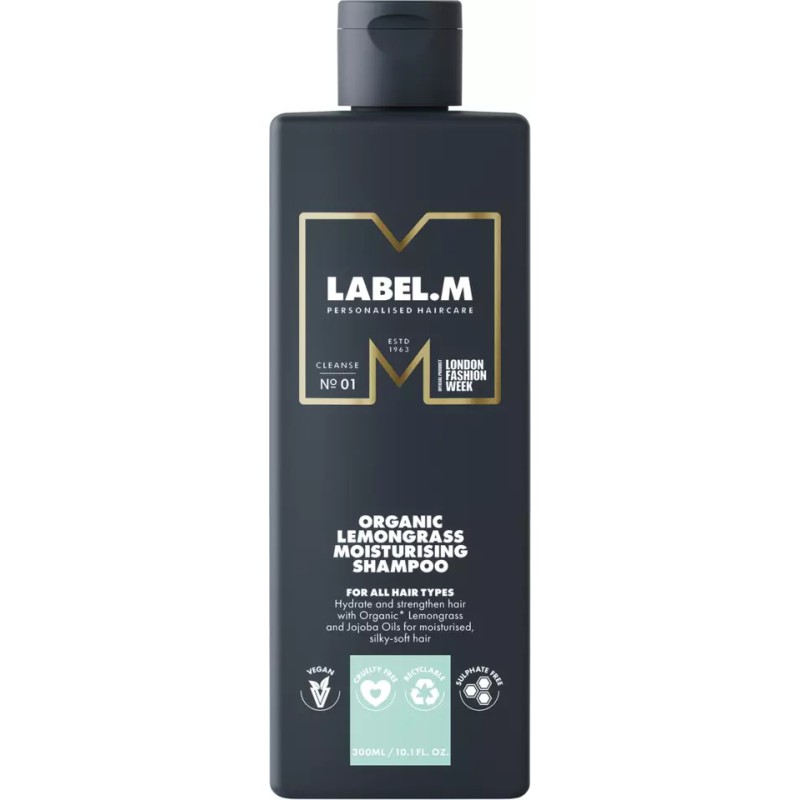 Label.m Organic Lemongrass Moisturising Shampoo 300ml