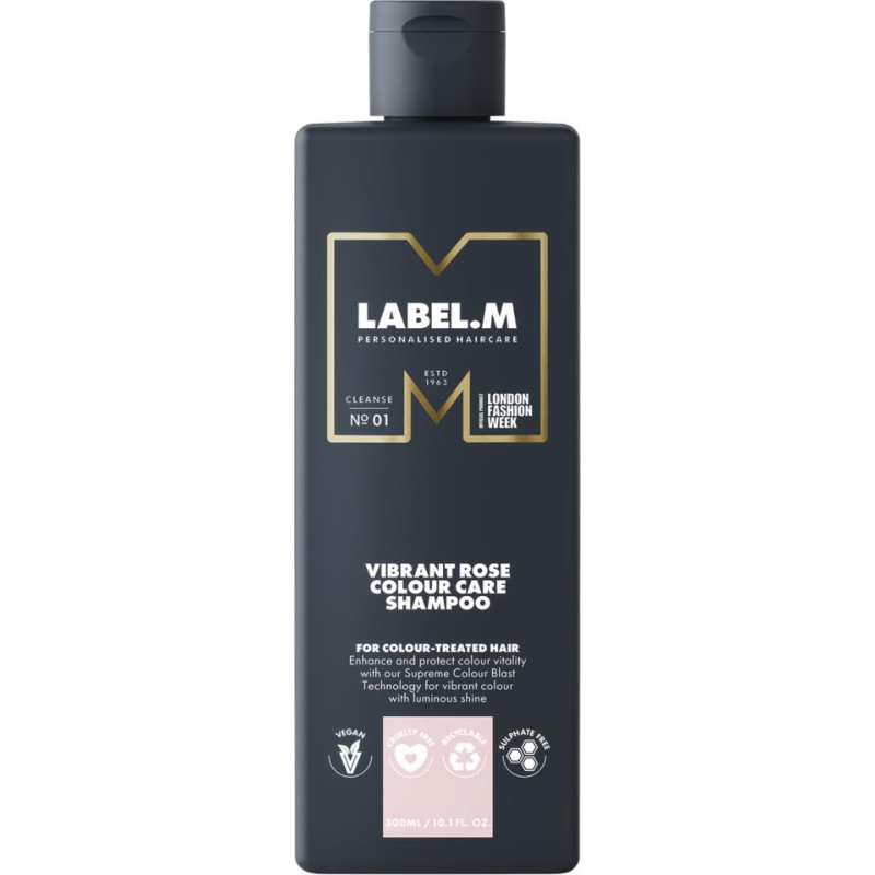 Label.m Vibrant Rose Colour Care Shampoo 300ml