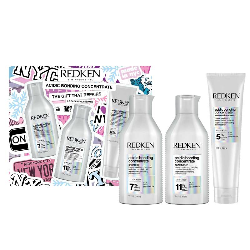 Redken Acidic Bonding Concentrate Holiday Gift Set Redken Acidic Bonding Concentrate Holiday Gift Set