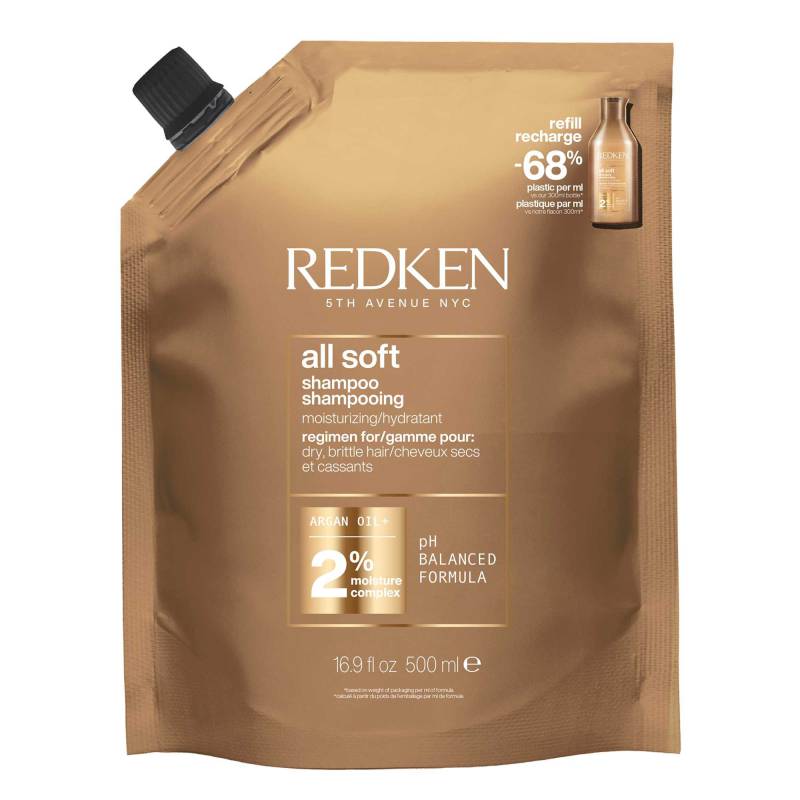 Redken All Soft Shampoo Refill 500ml