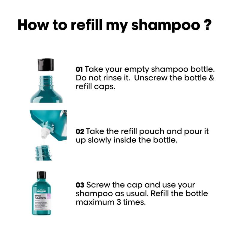 L'Oréal Professionnel Scalp Advanced Anti-Discomfort Shampoo Refill 500ml