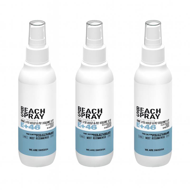E+46 Beach Spray 150ML x3 Salt Spray