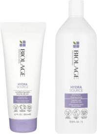 Matrix Biolage Hydrasource Shampoo 1000ml Hydrasource & Conditioner 200ml Duo