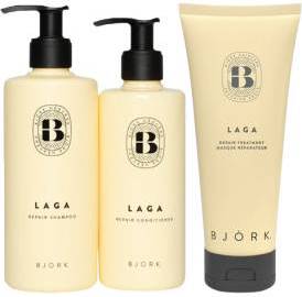 Björk Laga Trio Shampo 300 ml Condtioner 250 ml & Mask 200 ml