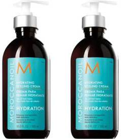 Moroccanoil Hydrating Styling Cream Duo – Fuktgivande Stylingkräm 2 × 300 ml