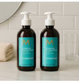 Moroccanoil Hydrating Styling Cream Duo – Fuktgivande Stylingkräm 2 × 300 ml (2)