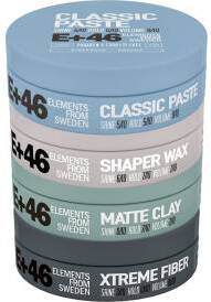 E+46 Styling Master Kit – Fiber, Wax, Paste & Matte Clay (4 × 100 ml)