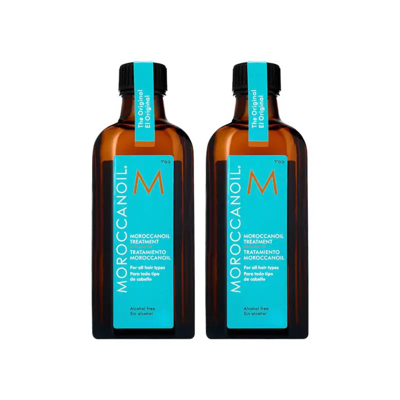 Moroccanoil Original Oil Treatment 100 ml x 2 – Duo-paket hårolja för glans och näring