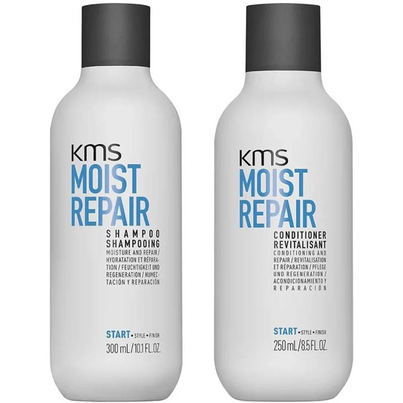 KMS Moist Repair Duo 300/250 ml – Återfuktande för torrt & skadat hår