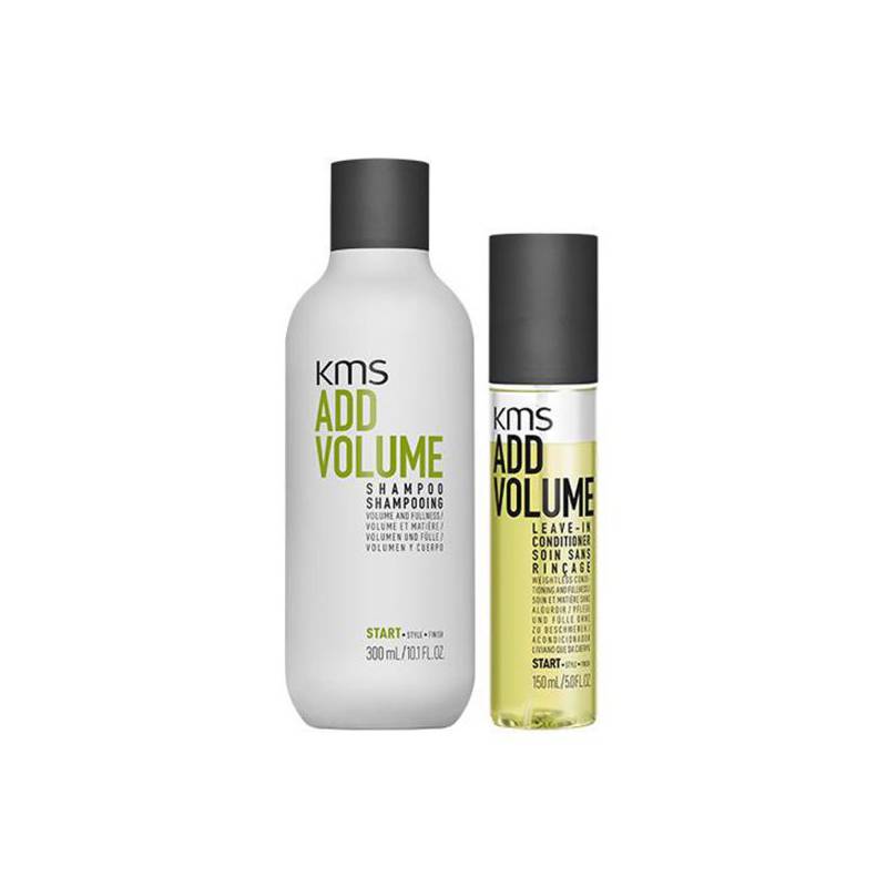 KMS Add Volume Shampoo 300 ml + Leave-In Conditioner 150 ml – Volymgivande duopack för fint hår