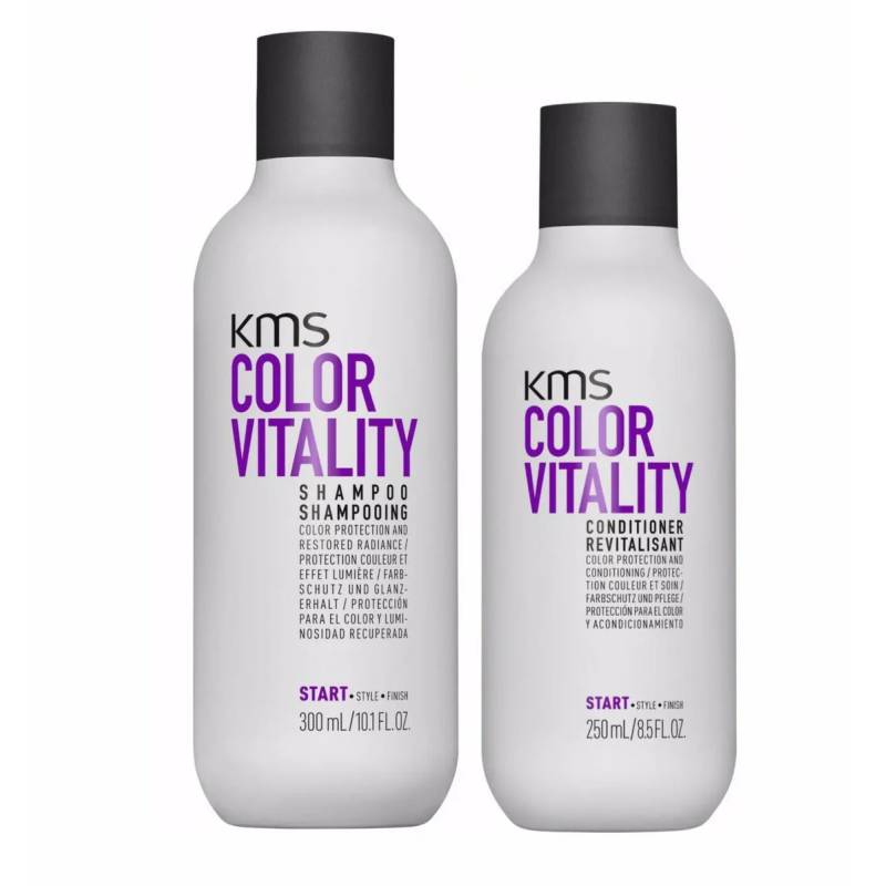 KMS Color Vitality Duo – Shampoo 300 ml & Conditioner 250 ml för färgat hår