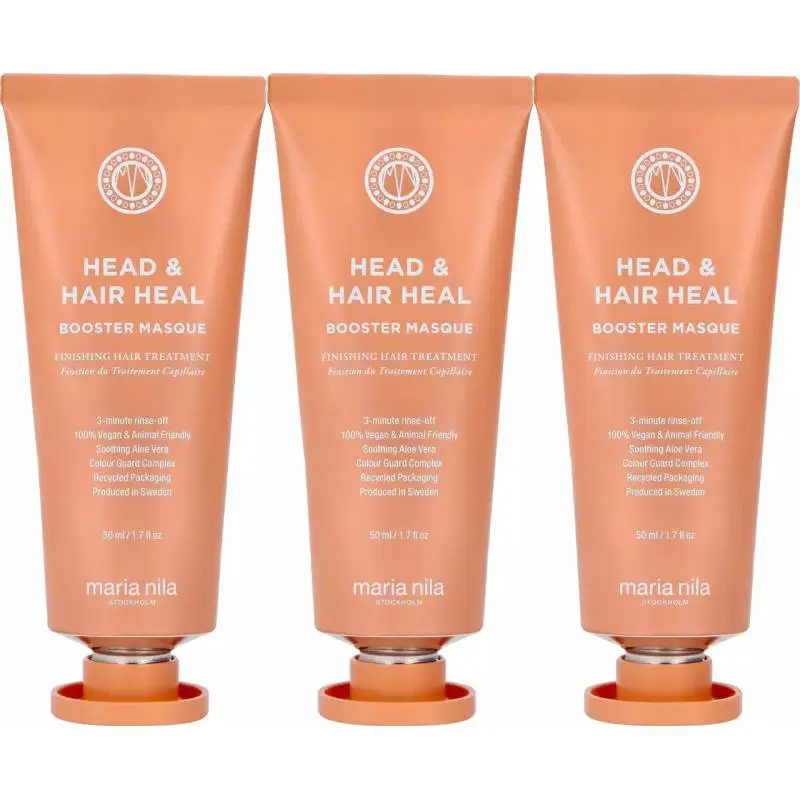 Maria Nila Head & Hair Heal Booster Masque 50ml 3-pack hårmask