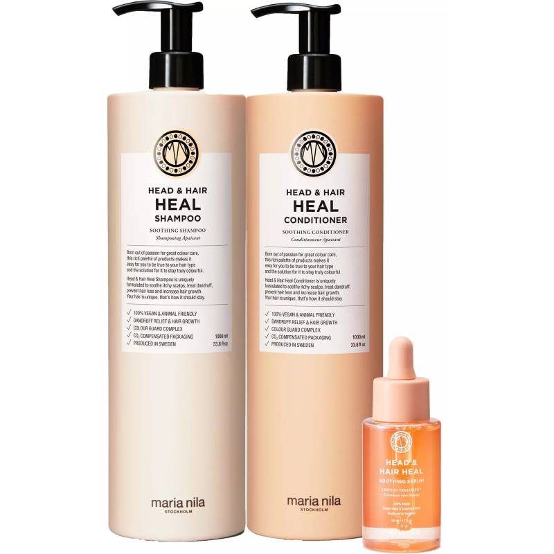Maria Nila Head & Heal Trio Pack Shampoo + Conditioner + Serum