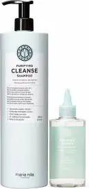 Maria Nila Purifying Cleanse Duo – Shampoo 1000 ml & Exfoliating Serum