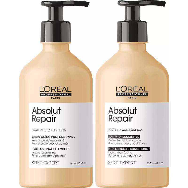 L'Oréal Absolut Repair Shampoo 500 ml x 2 – reparerande dubbelpack
