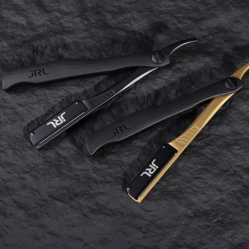 JRL Magnetic Straight Edge Razor, Black