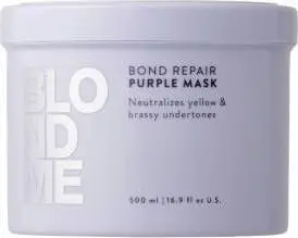 Schwarzkopf Professional Blondme Bond Repair Purple Mask 500ml - Hårinpackning